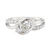 Image 2 : 1.05 ctw Diamond Ring - 14KT White Gold