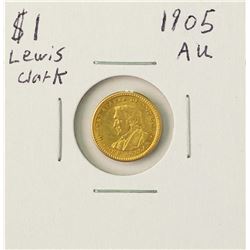 1905 $1 Lewis and Clark Exposition Gold Coin