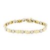 Image 1 : 1.70 ctw Diamond Bracelet - 14KT Yellow and White Gold