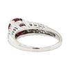 Image 3 : 2.61 ctw Ruby and Diamond Ring - 14KT White Gold