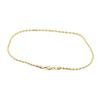 Image 2 : Rope Chain Anklet - 14KT Yellow Gold