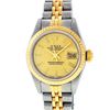 Image 2 : Rolex Ladies 2 Tone 14K Champagne Index Datejust Wristwatch