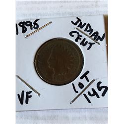 1895 Indian Head Penny Very Fine Grade