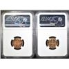 Image 2 : 1960 SD & LD LINCOLN CENTS NGC MS-66 RD