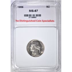 1956 JEFFERSON NICKEL SUPERB GEM