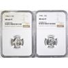 Image 1 : 1946-P, S ROOSEVELT DIMES NGC MS-66FT