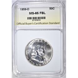 1959-D FRANKLIN HALF DOLLAR