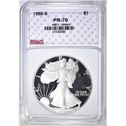 1986-S AMERICAN SILVER EAGLE