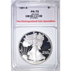 1991-S AMERICAN SILVER EAGLE