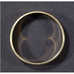 14K GOLD MEN'S BAND SIZE 9 1/2