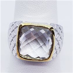 MEN'S CRYSTAL RING SIZE 10