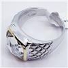 Image 3 : MEN'S CRYSTAL RING SIZE 10