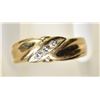 Image 3 : 2 - 14k COMFORT FIT GOLD/DIAMOND BANDS