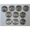 Image 2 : 10-BU 1942-P SILVER JEFFERSON NICKELS