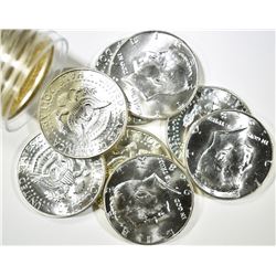 ROLL OF UNC. 1968-D KENNEDY HALF DOLLARS