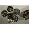 Image 1 : MIXED DATE ROLL BU SMS KENNEDY HALVES