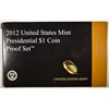 Image 1 : 2012 U.S. PRESIDENTIAL DOLLAR PROOF SET