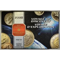 2000 CANADA VOYAGE OF DISCOVERY .925  PROOF SET