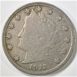 1912-S LIBERTY NICKEL FINE