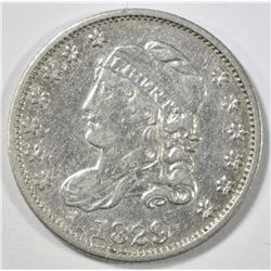 1829 BUST HALF DIME AU