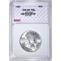 1955  BUGS BUNNY  FRANKLIN HALF, RNG GEM BU FBL