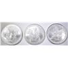 Image 2 : 2005, 06 & 2014 BU AMERICAN SILVER EAGLES
