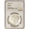 Image 1 : 1884-O $1 Morgan Silver Dollar Coin NGC MS64