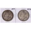 Image 1 : Lot of (2) 1878 $1 Morgan Silver Dollar Coins