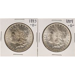 Lot of 1883-O & 1884-O $1 Morgan Silver Dollar Coins