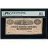 Image 1 : 1863 $2 North Carolina Obsolete Note PMG 64