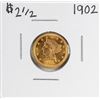 Image 1 : 1902 $2 1/2 Liberty Head Quarter Eagle Gold Coin