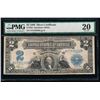 Image 1 : 1899 $2 Mini Porthole Silver Certificate PMG 20