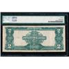 Image 2 : 1899 $2 Mini Porthole Silver Certificate PMG 20