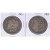 Image 1 : Lot of (2) 1901 $1 Morgan Silver Dollar Coins