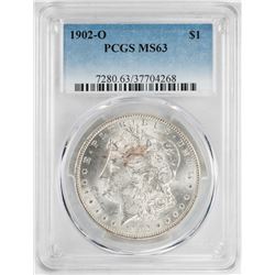 1902-O $1 Morgan Silver Dollar Coin PCGS MS63