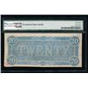 Image 2 : 1864 $20 Confederate States of America Note PMG 63EPQ