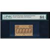 Image 1 : 25 Cent First Issue Fractional Note PMG 64EPQ