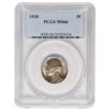 Image 1 : 1938 Jefferson Nickel Coin PCGS MS66