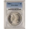 Image 1 : 1880-S $1 Morgan Silver Dollar Coin PCGS MS63