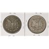 Image 2 : Lot of (2) 1892 $1 Morgan Silver Dollar Coins