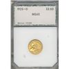 Image 1 : 1925-D $2.5 Indian Head Quarter Eagle Gold Coin PCI MS60