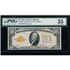Image 1 : 1928 $10 Gold Certificate PMG 35