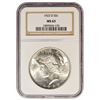 Image 1 : 1923-D $1 Peace Silver Dollar Coin NGC MS63
