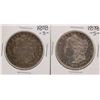 Image 1 : Lot of (2) 1878-S $1 Morgan Silver Dollar Coins