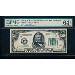 1928 $50 San Francisco Federal Reserve Note PMG 64EPQ