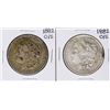 Image 1 : Lot of (2) 1882-O/S $1 Morgan Silver Dollar Coins