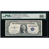 Image 1 : 1935E $1 Silver Certificate Star Note PMG 66EPQ