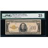 Image 1 : 1928 $500 Gold Certificate PMG 25