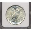 Image 2 : 1925 $1 Peace Silver Dollar Coin NGC MS64