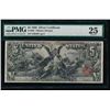 Image 1 : 1896 $5 Silver Certificate PMG 25